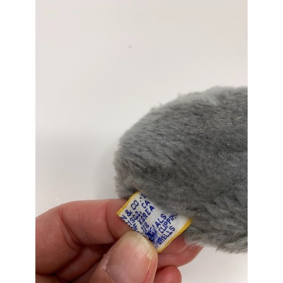 Vintage Arctic Harp Seal R Dakin Plush Grey Seal Nutshell Filled 1976 10.5" Inch - Picture 7 of 7